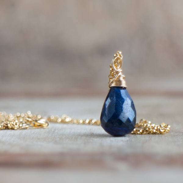 Sapphire and Lapis Lazuli - September Birthstones