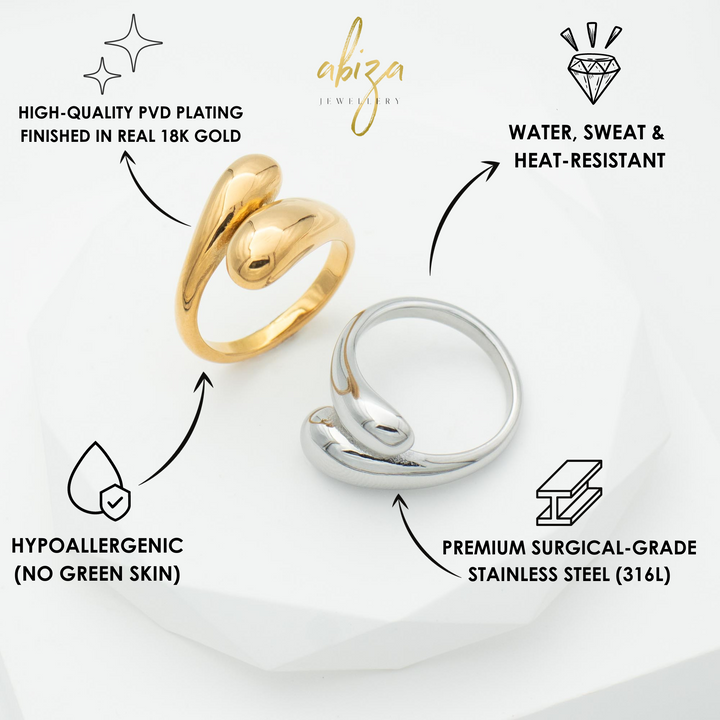 Chunky Open Dome Ring Gold & Silver