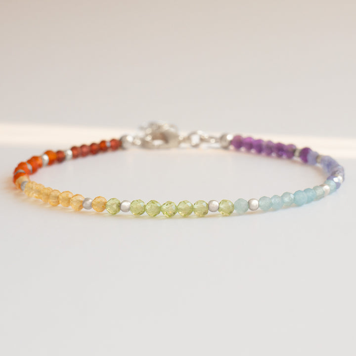 Chakra Bracelet Silver