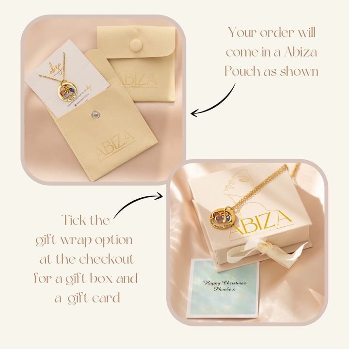 Gift and packaging options | Abiza