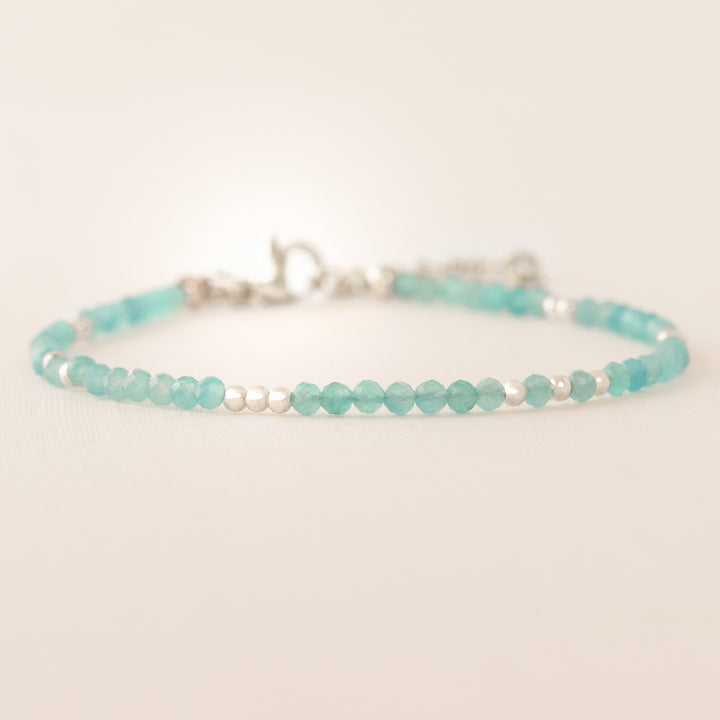 blue amazonite bracelet