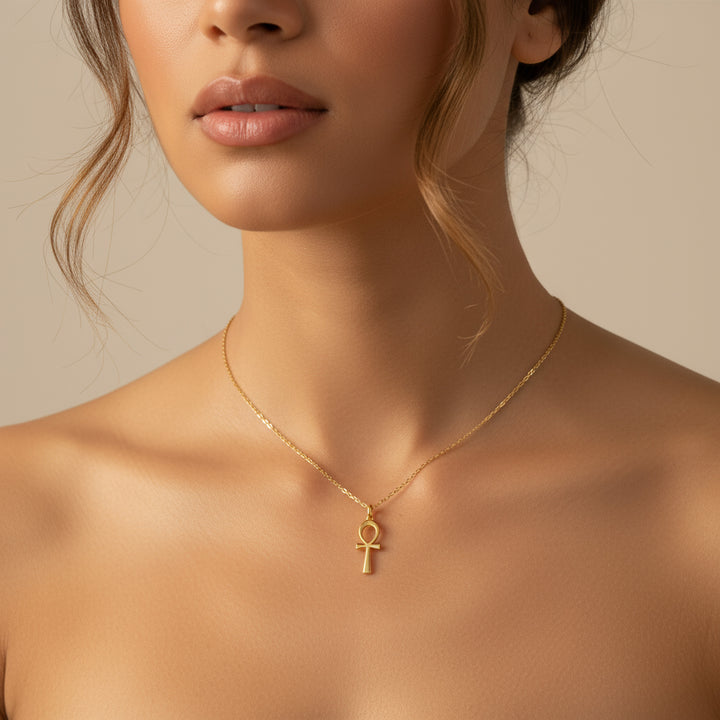 Gold Ankh Necklace