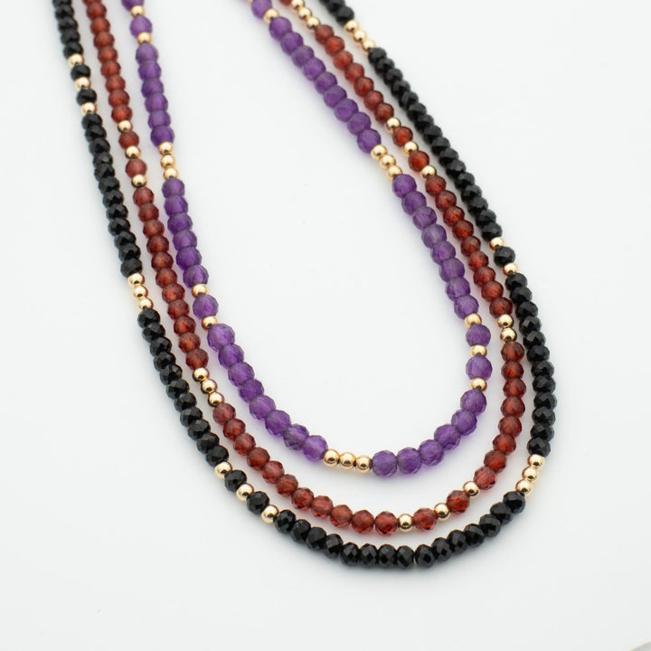 Black Bead Necklace