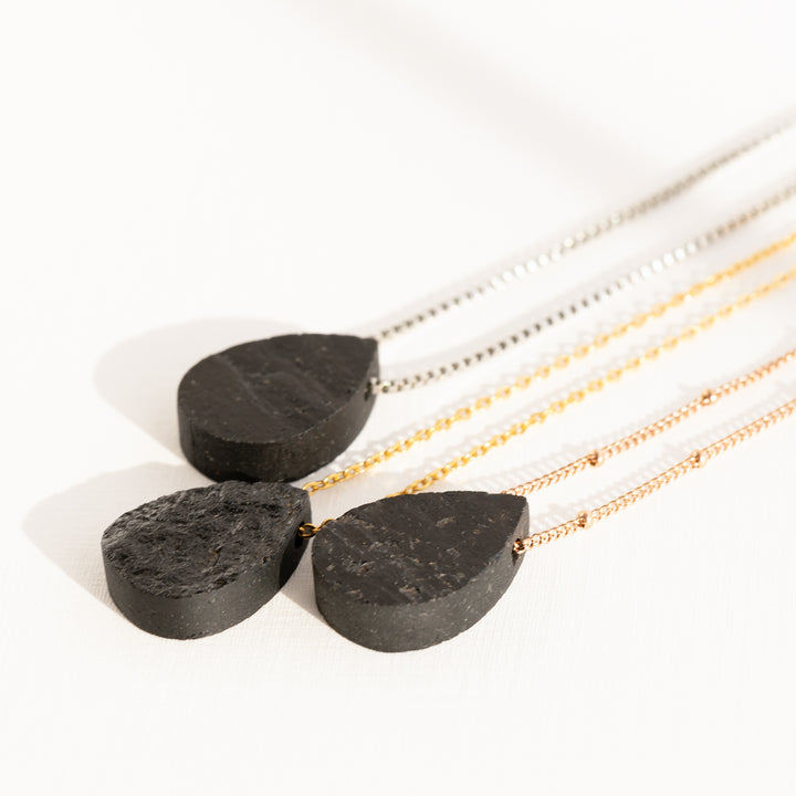 Black Tourmaline Pendant Necklace