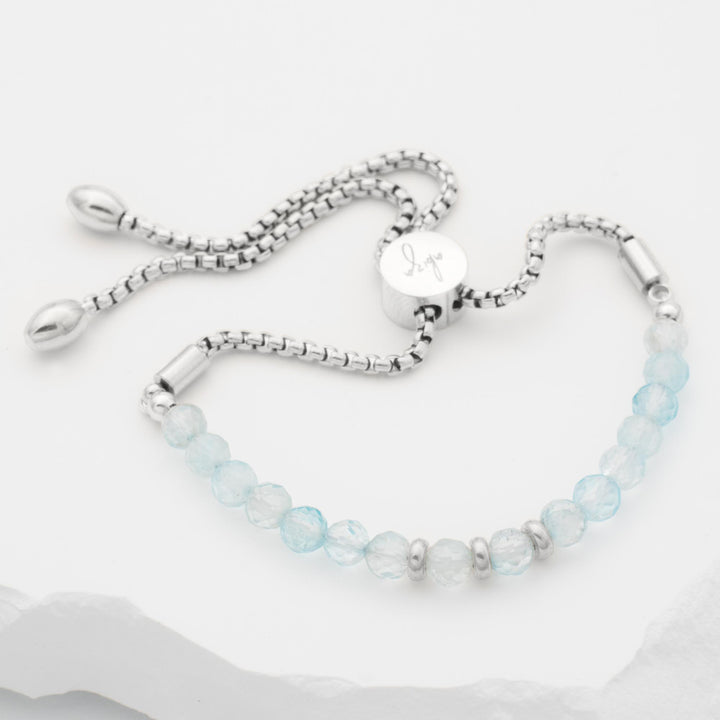 Blue Topaz Silver Bracelet