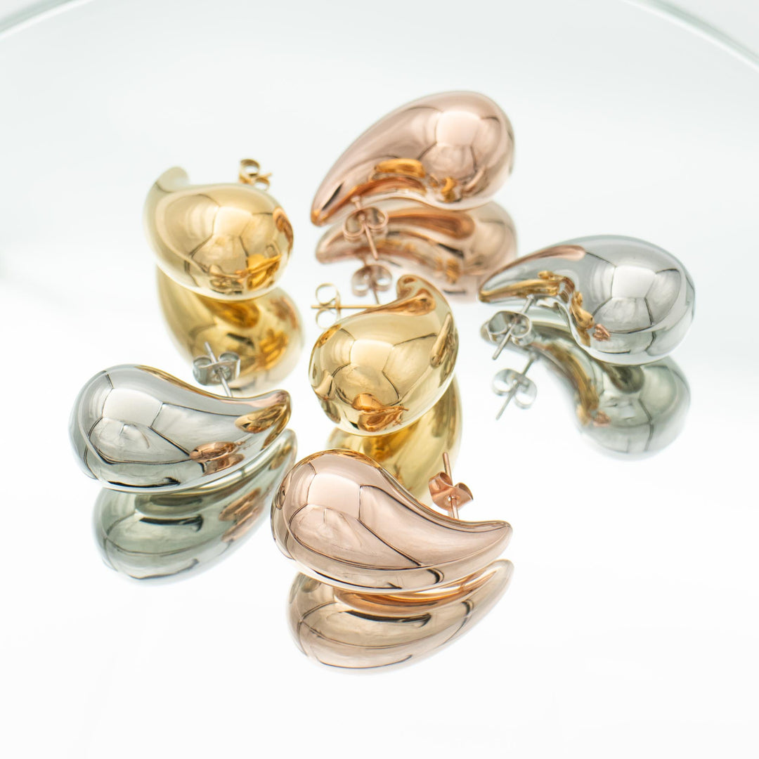 Chunky Teardrop Earrings