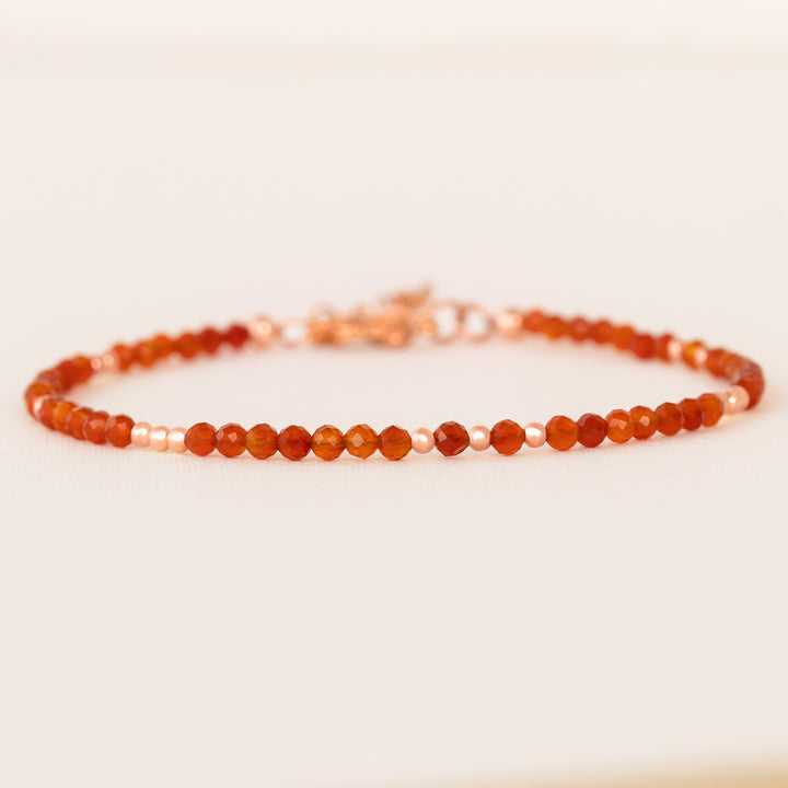 Real carnelian bracelet