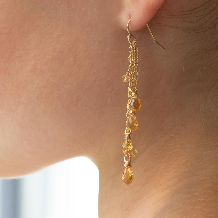 Citrine Drop Earrings