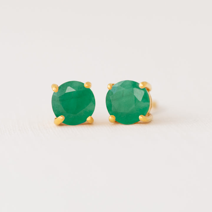 Emerald Stud Earrings