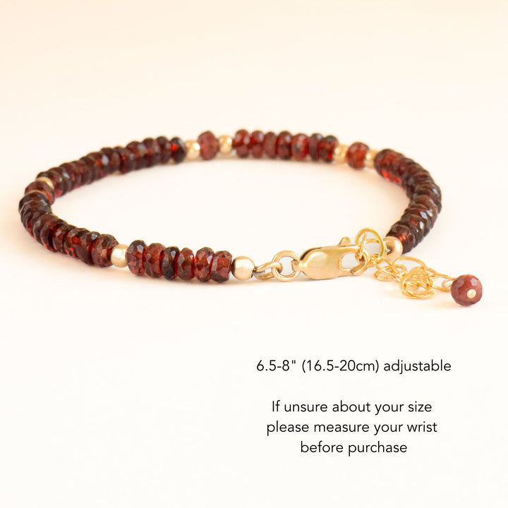Red Garnet Bracelet