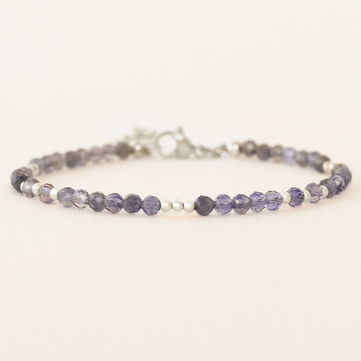 iolite crystal bracelet