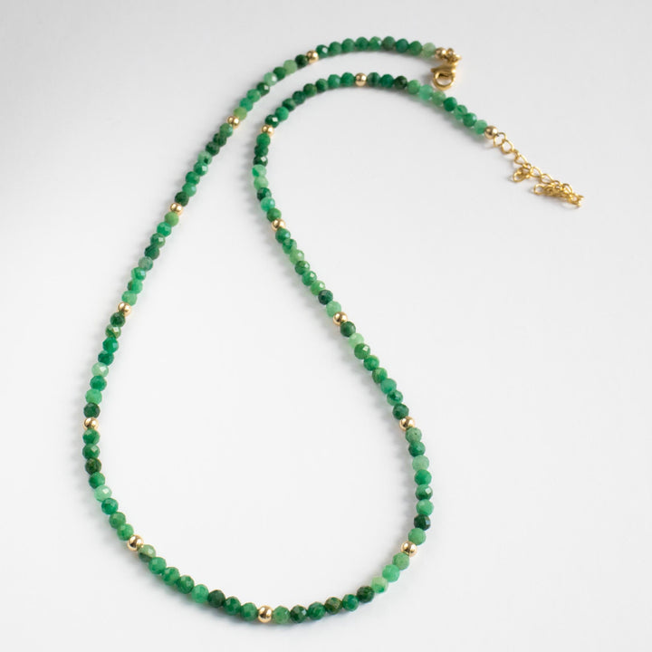 Jade and Gold Necklace