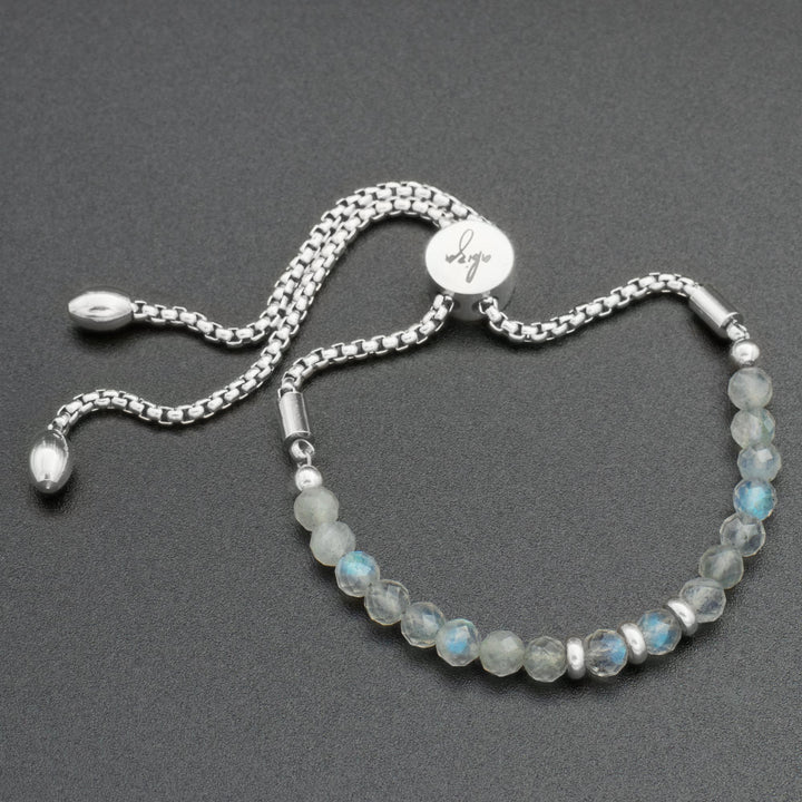 Men's Labradorite Bracelet Silver