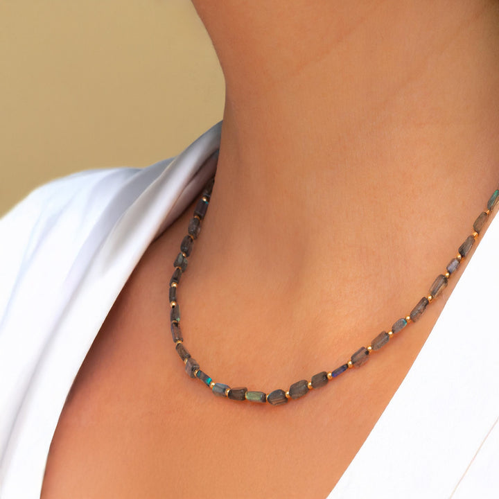 Labradorite Bead Necklace