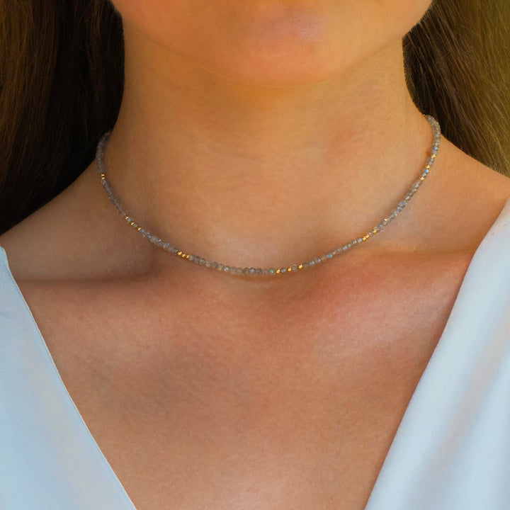 Labradorite Choker Necklace