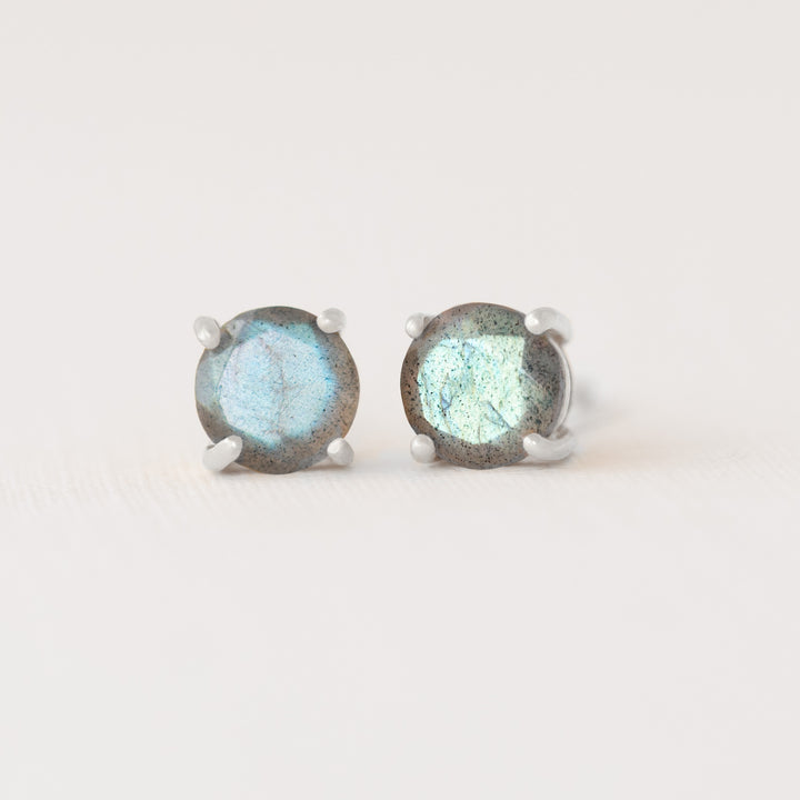Labradorite Earrings Silver