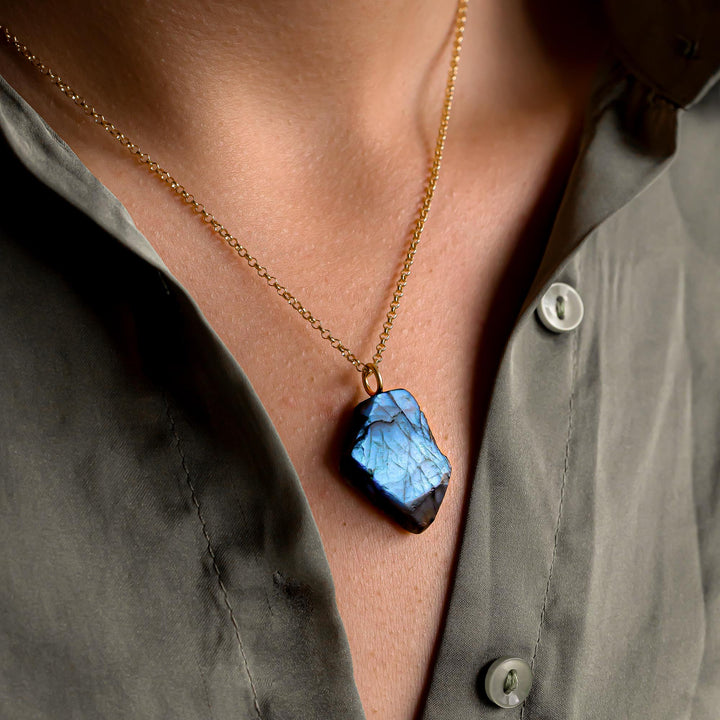 Men's Labradorite Necklace
