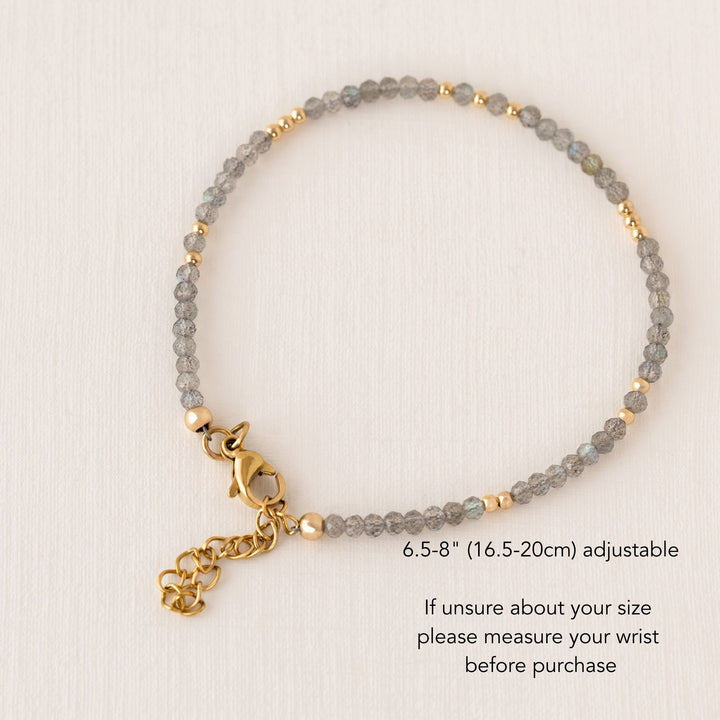 labradorite crystal bracelet