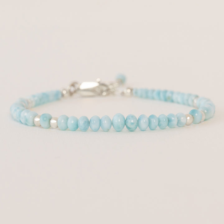 larimar silver bracelet