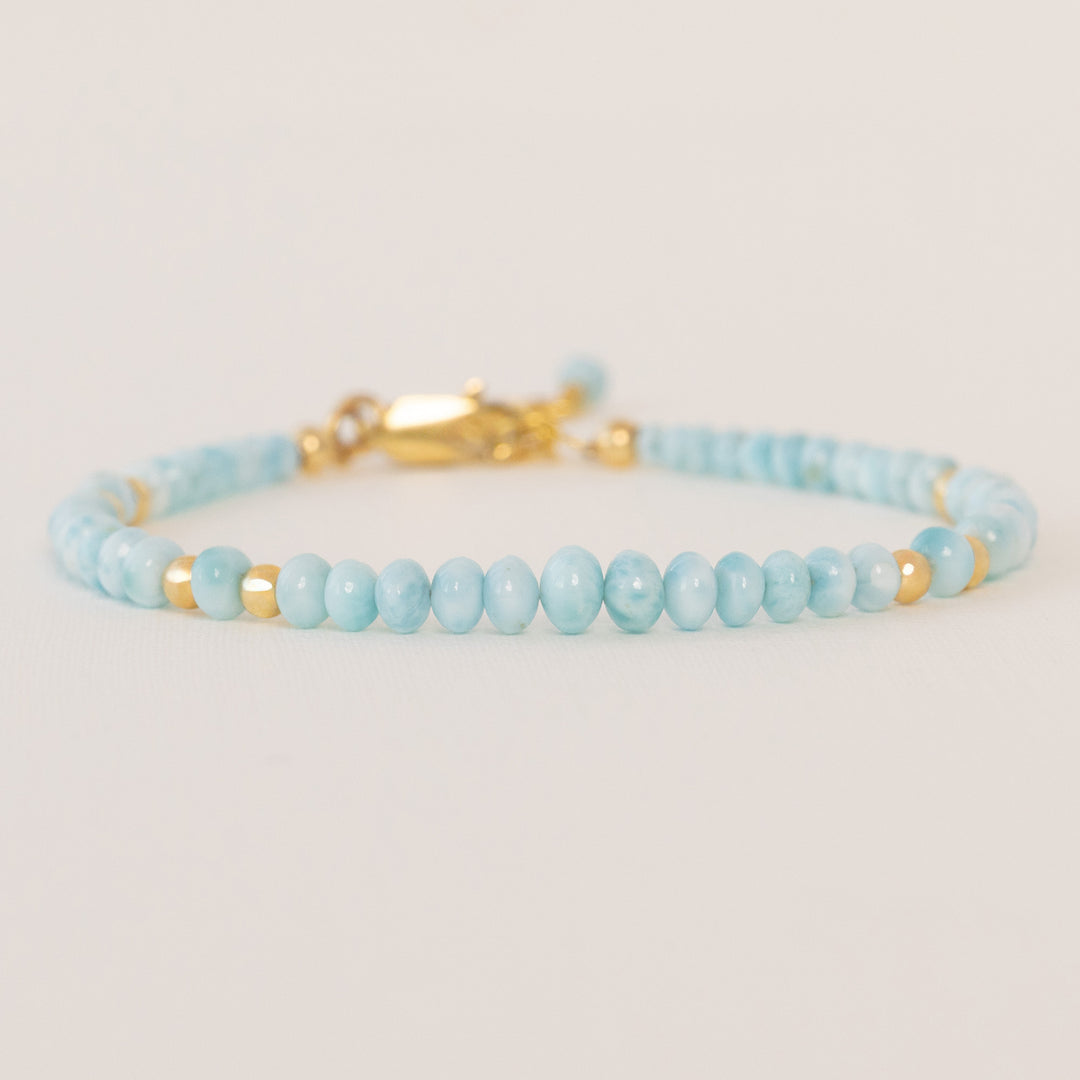 larimar gold bracelet