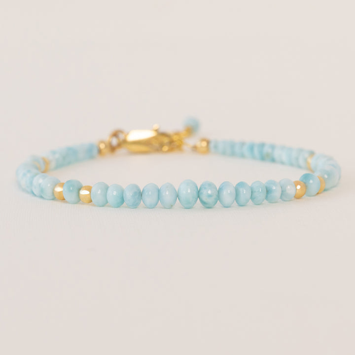 larimar gold bracelet