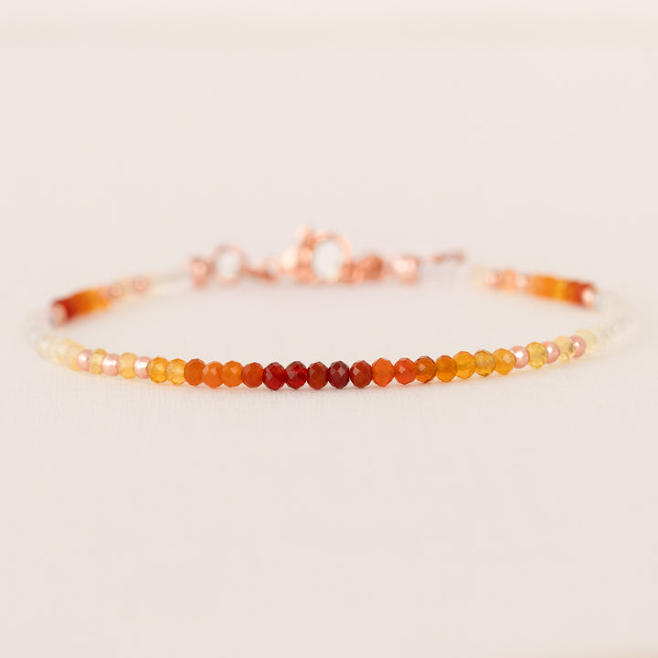 mexican fire opal bracelet