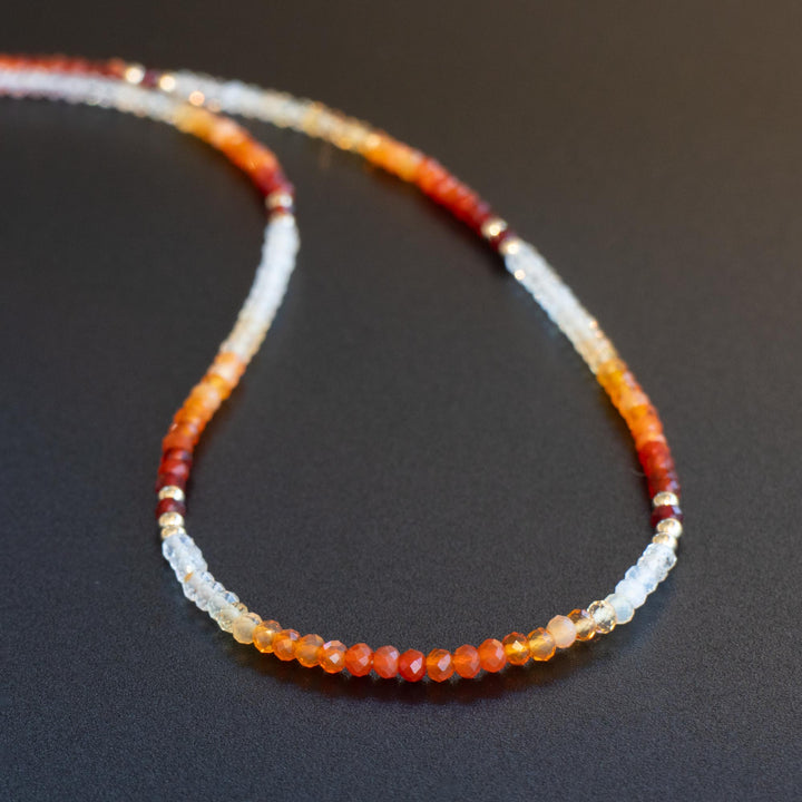Mexican Fire Opal Necklace