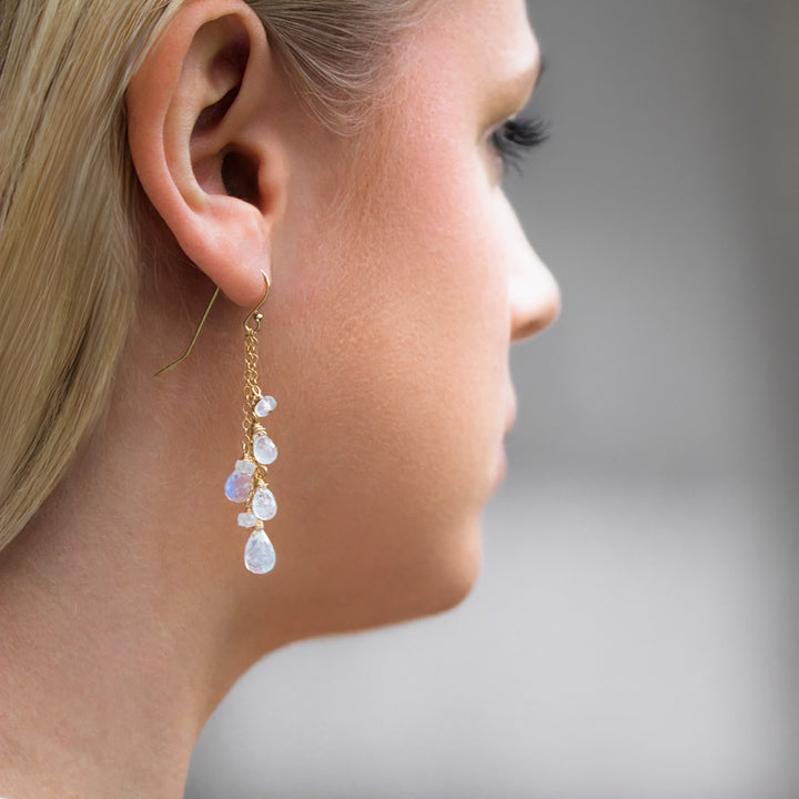Real Moonstone Earrings