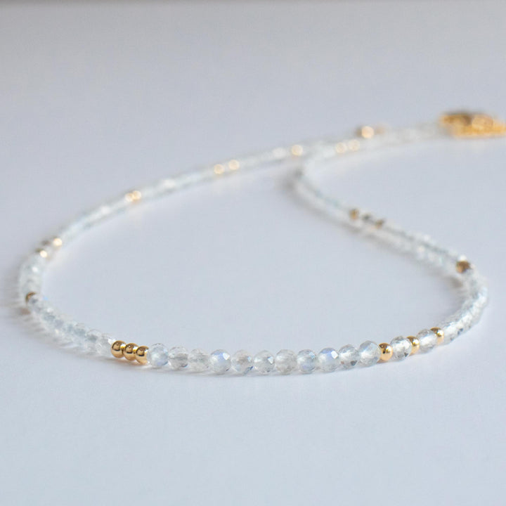 Moonstone Bead Necklace