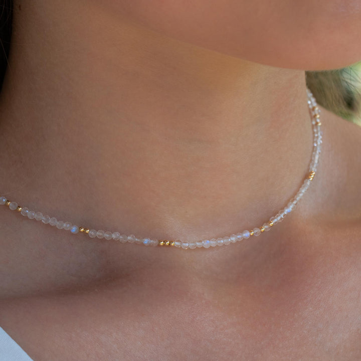 Moon Gemstone Necklace