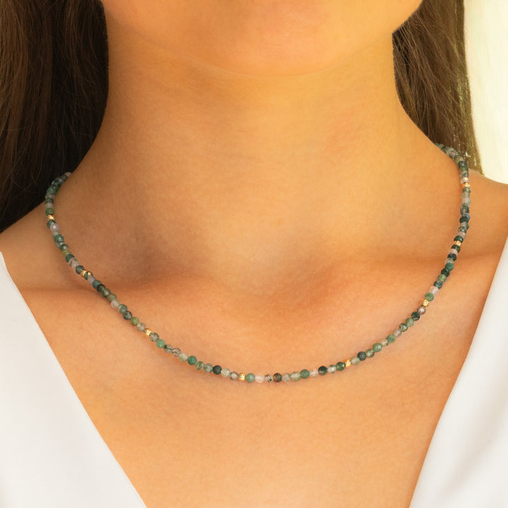 Moss Agate Necklace