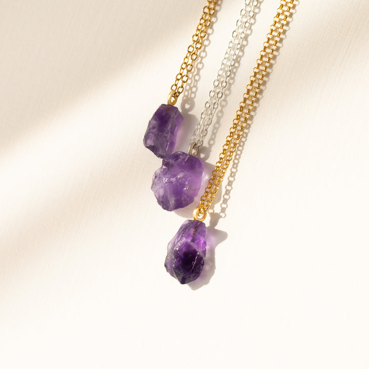 Amethyst Pendant Necklace
