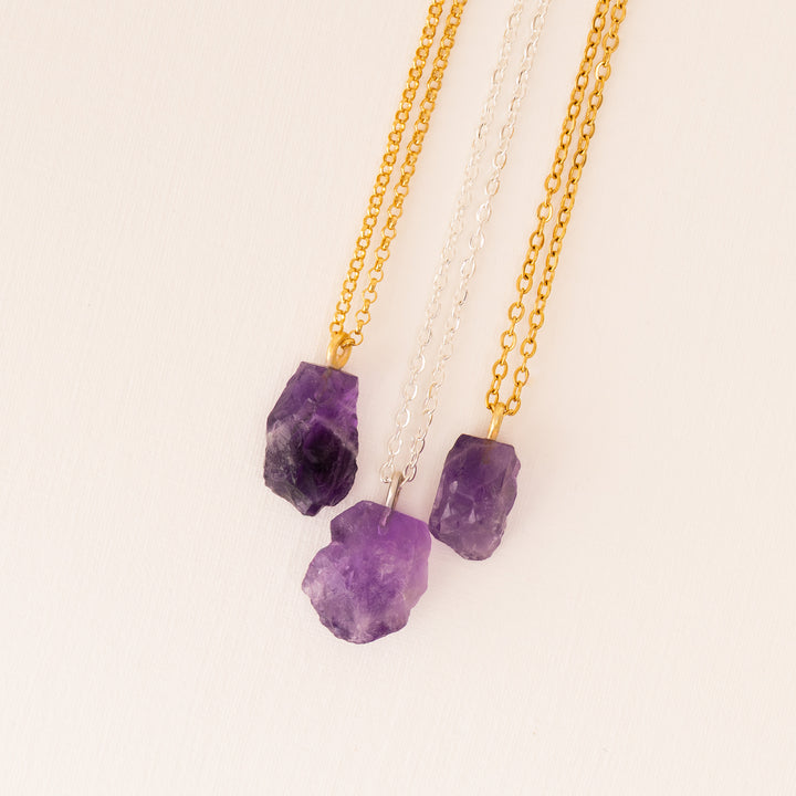 Male Amethyst Necklace