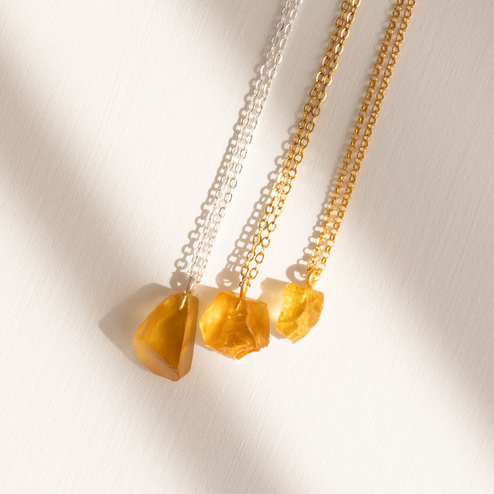 Citrine Crystal Necklace
