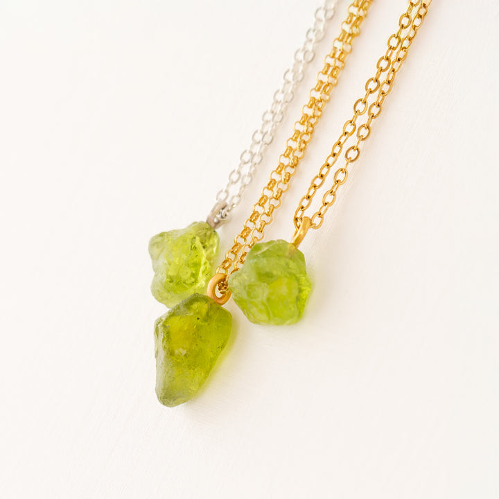 peridot necklace