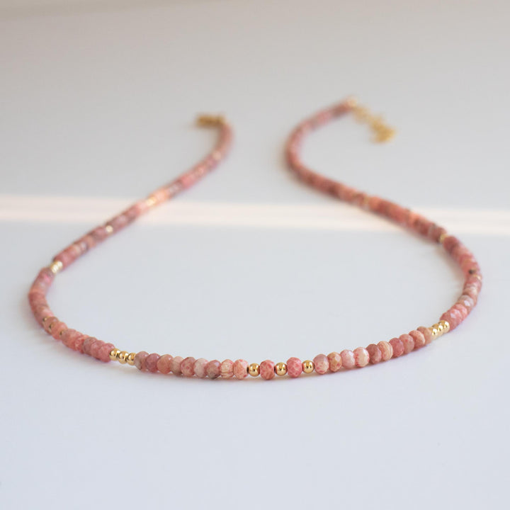 Pink Rhodochrosite Necklace