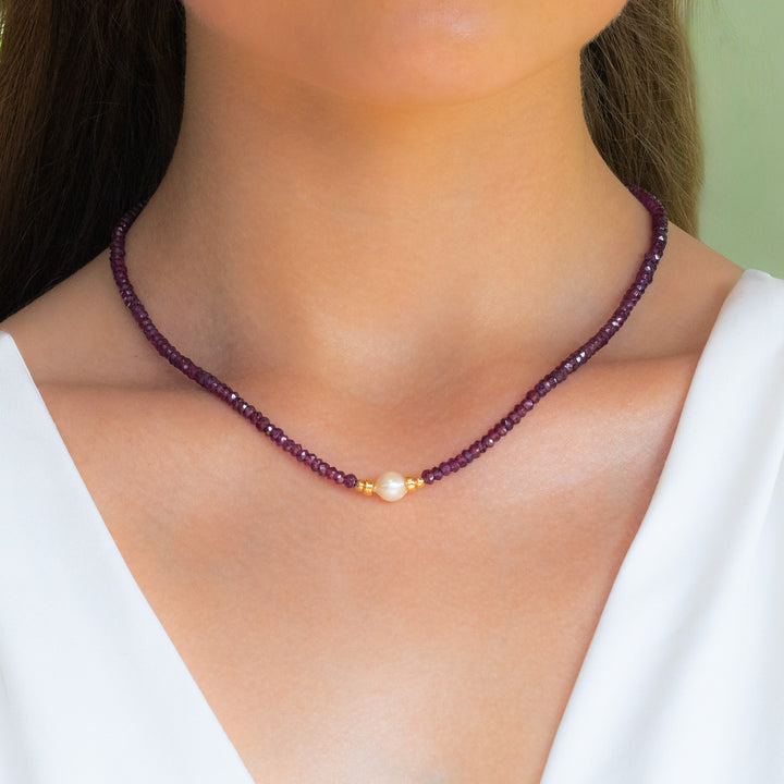 Rhodolite Garnet Necklace