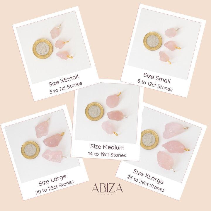 rose quartz crystal necklace