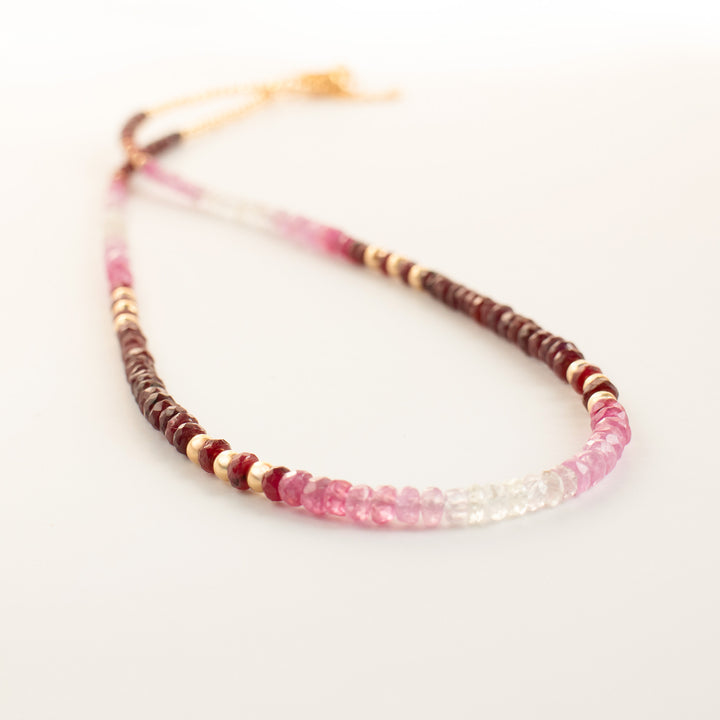 Genuine ruby necklace
