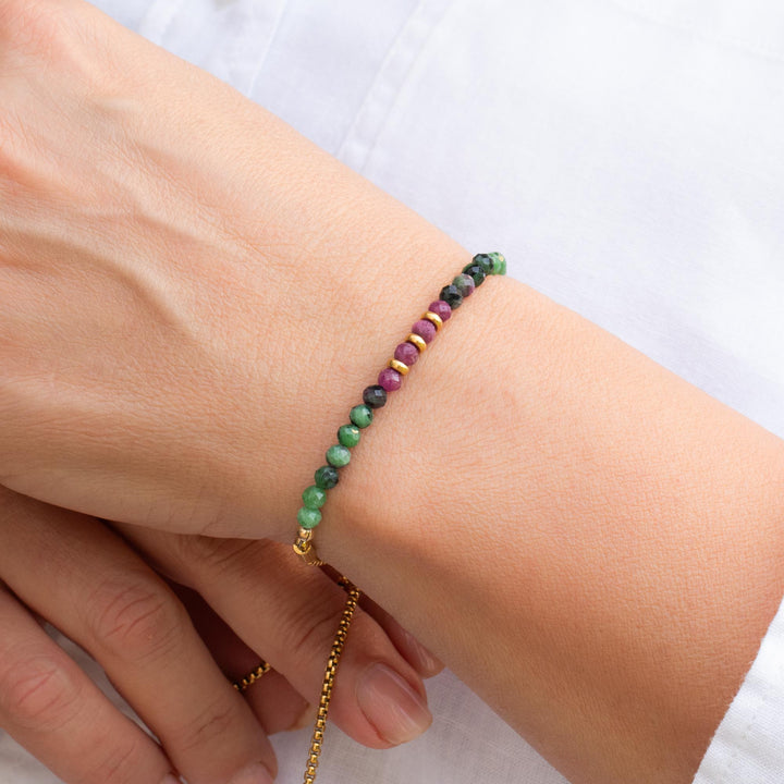 Ruby Zoisite Bracelet