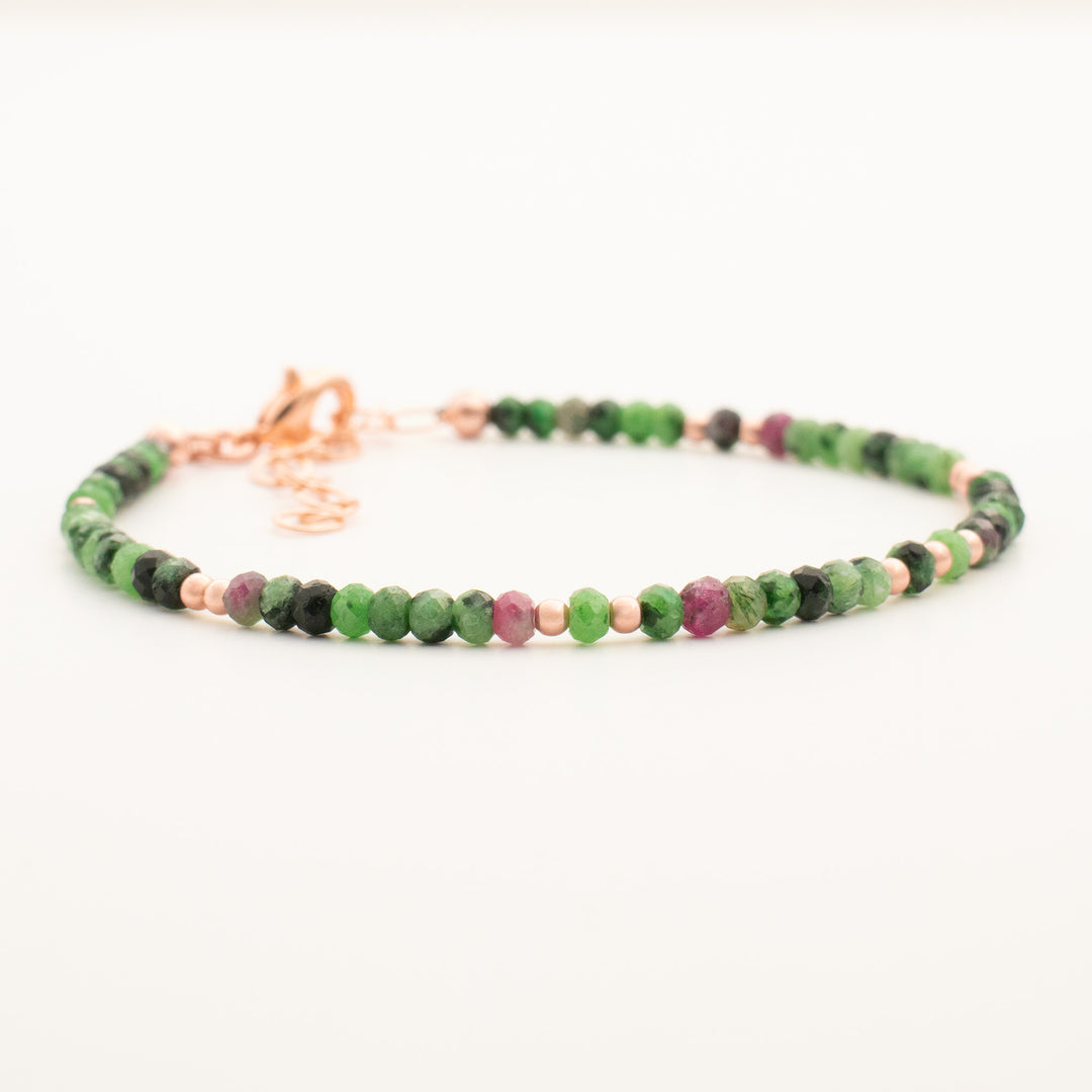 ruby in zoisite bracelet