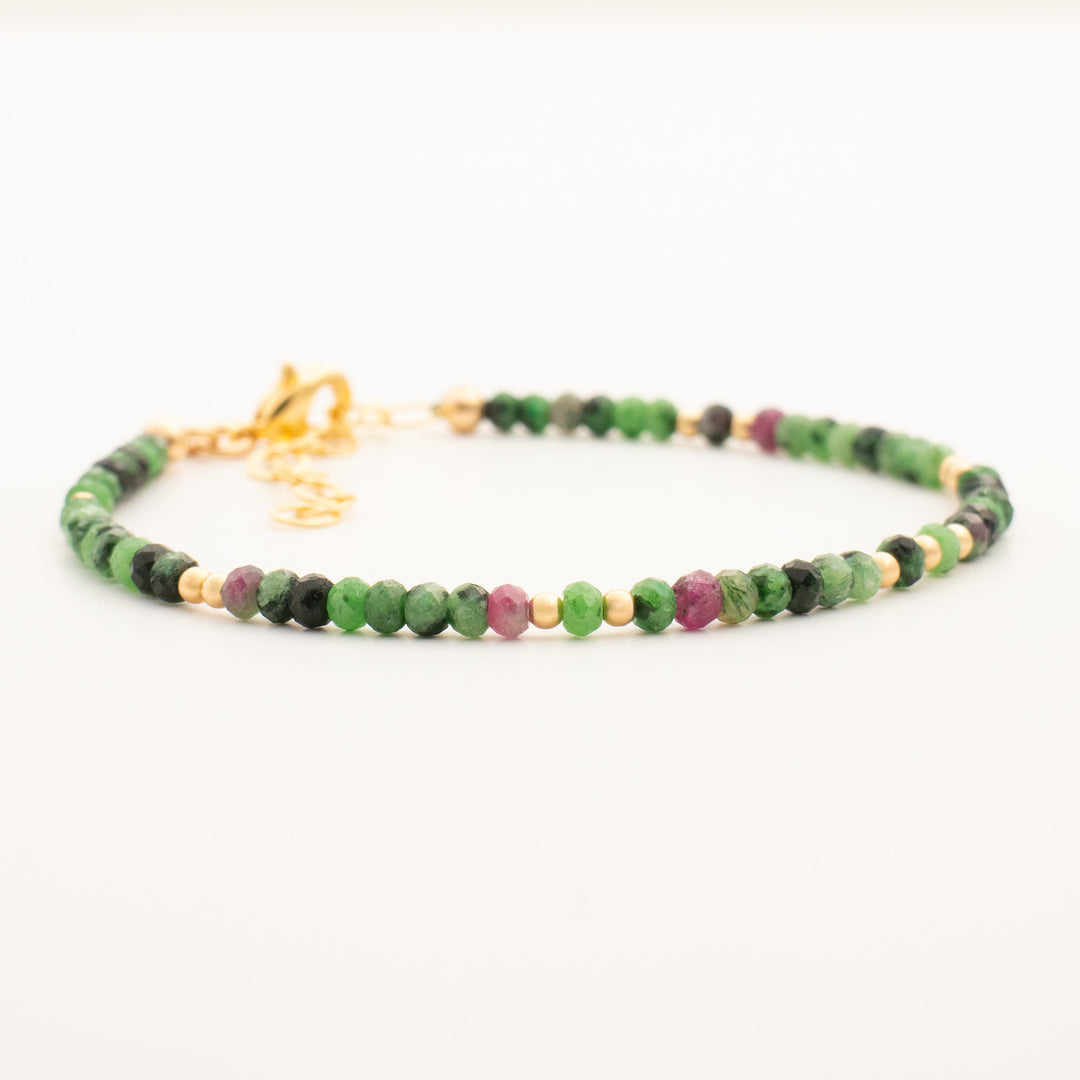ruby zoisite bracelet