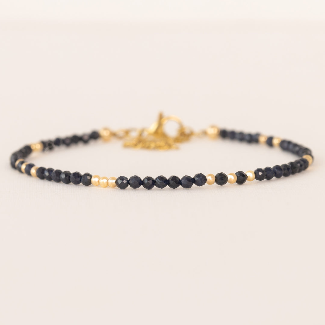 sapphire bracelet gold
