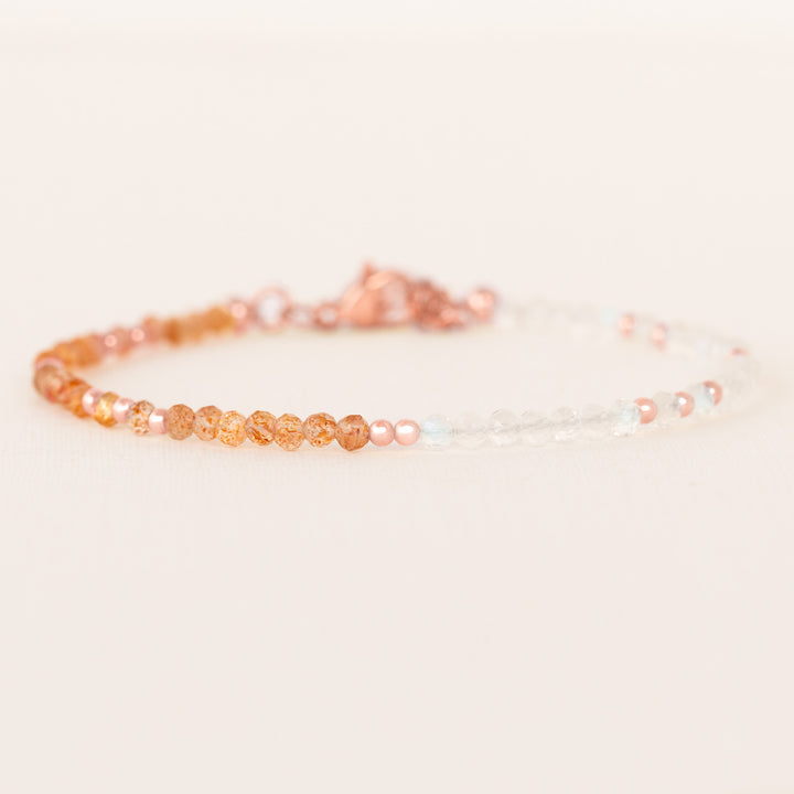 sunstone moonstone bracelet