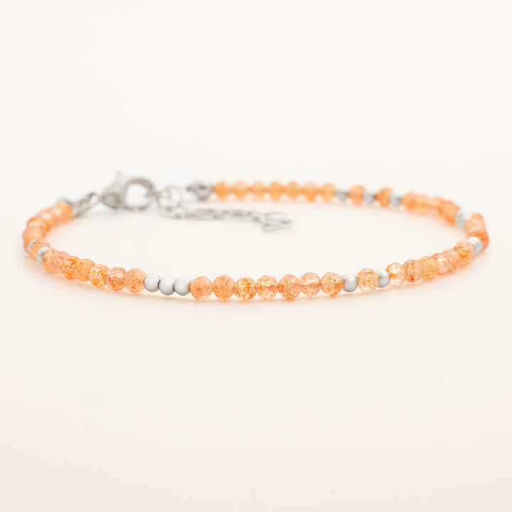 Sunstone Bracelet Silver