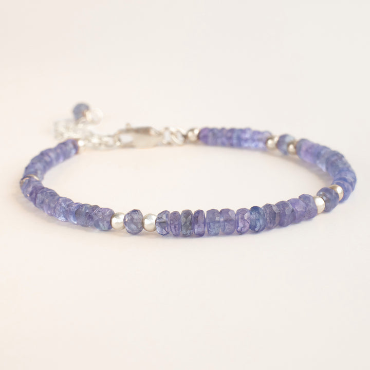 tanzanite silver bracelet