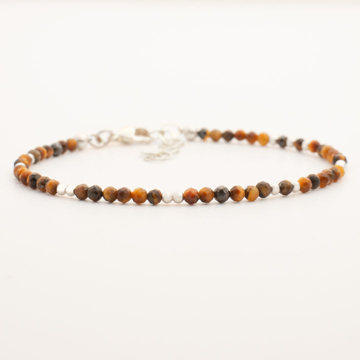 tiger eye bracelet silver