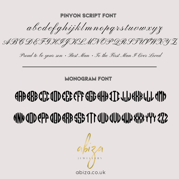 Personalised Cufflinks