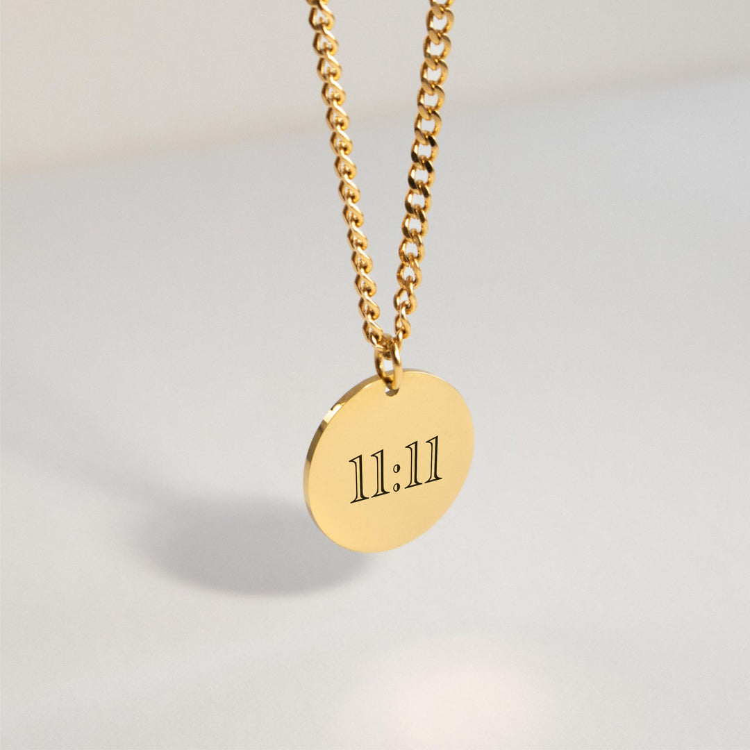 11 11 Necklace, Angel Number Necklace