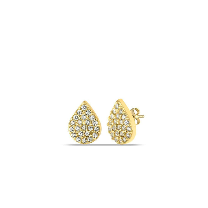 Gold Teardrop Earrings